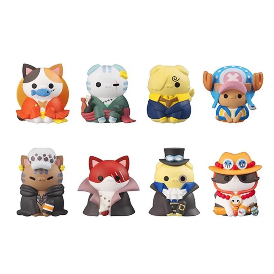 Gatos De One Piece 8pzas