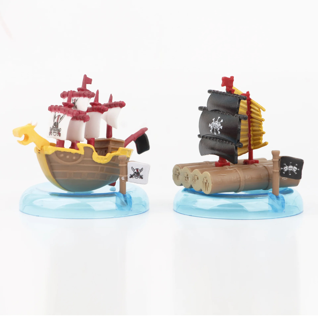 Barcos One Pice 8 unids/set de una pieza de Anime